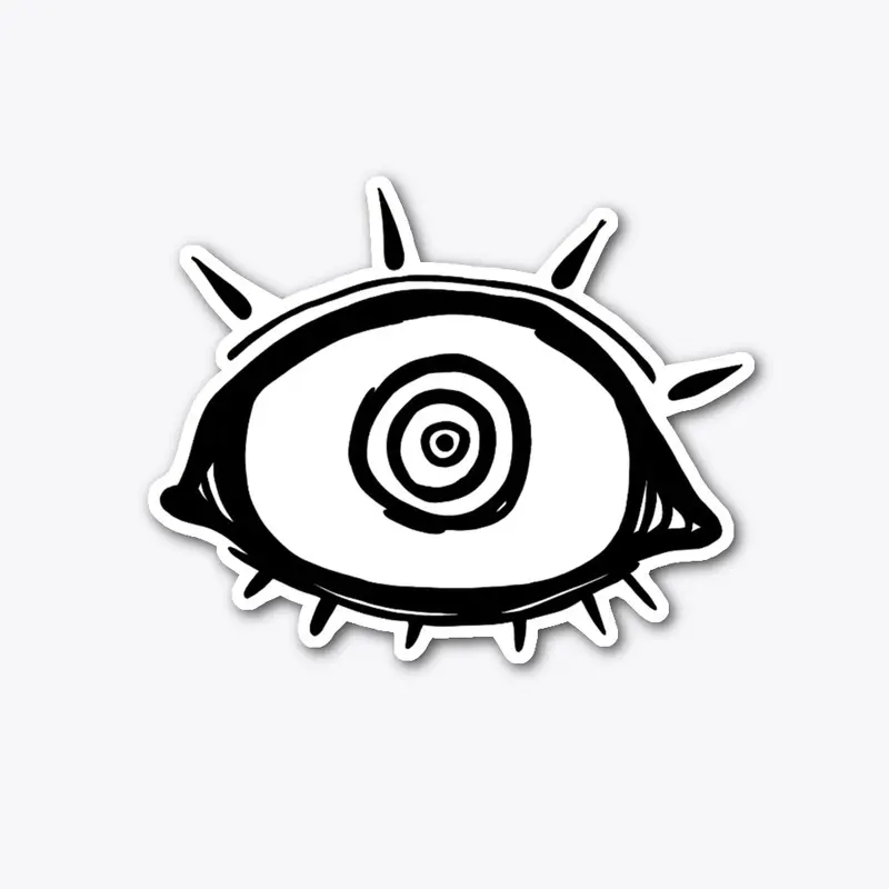 Eye Die Cut sticker